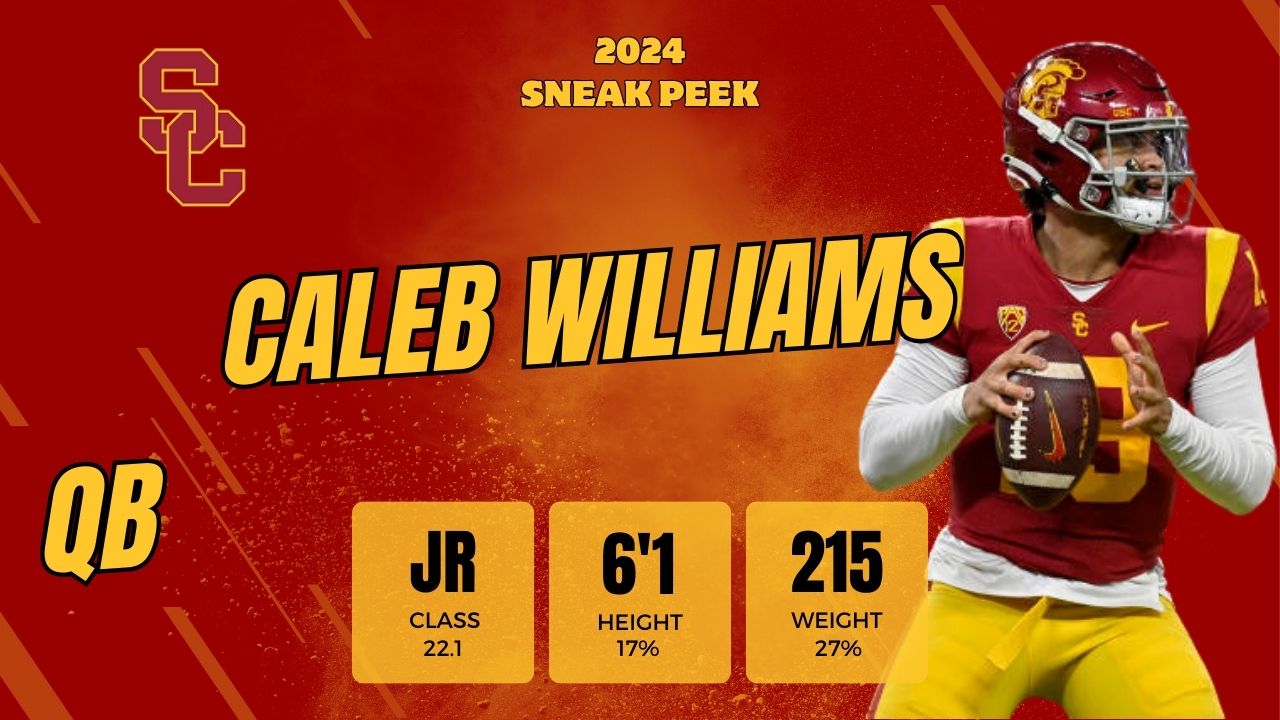 2024 Exclusive Sneak Peek Caleb Williams Fantasy Football Universe