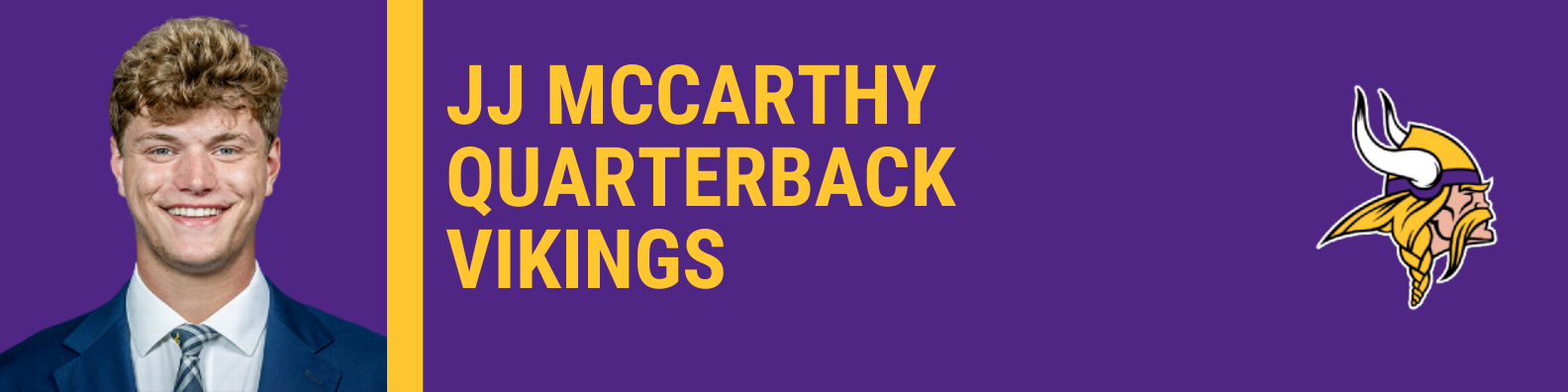 JJ McCarthy Rookie Profile