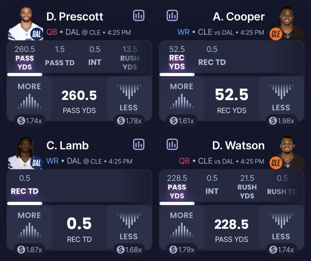 Cowboys vs Browns Week 1