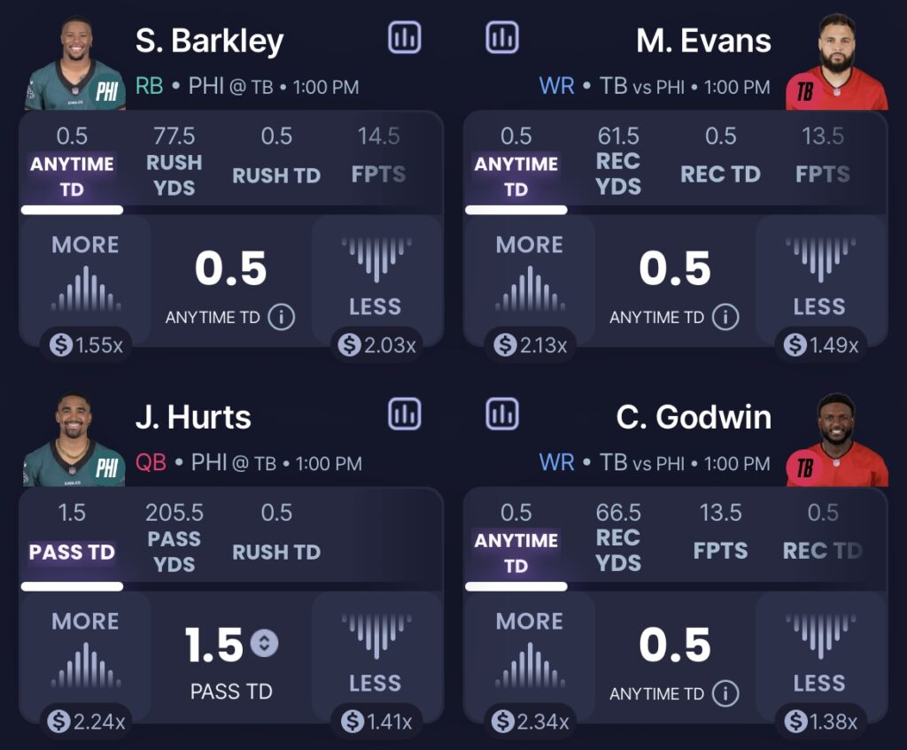 Sleeper Picks Week 4 (Eagles vs Buccaneers)