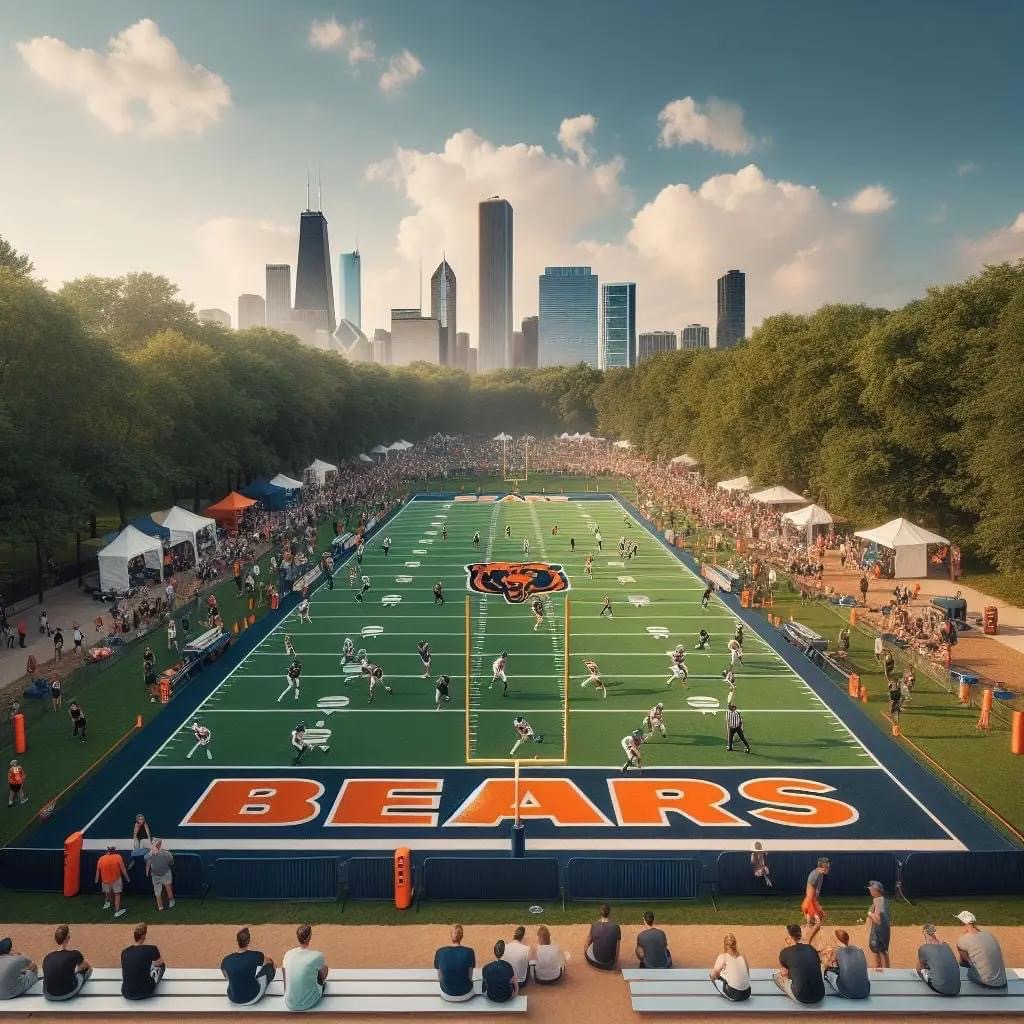 Chicago Bears Concept Stadium