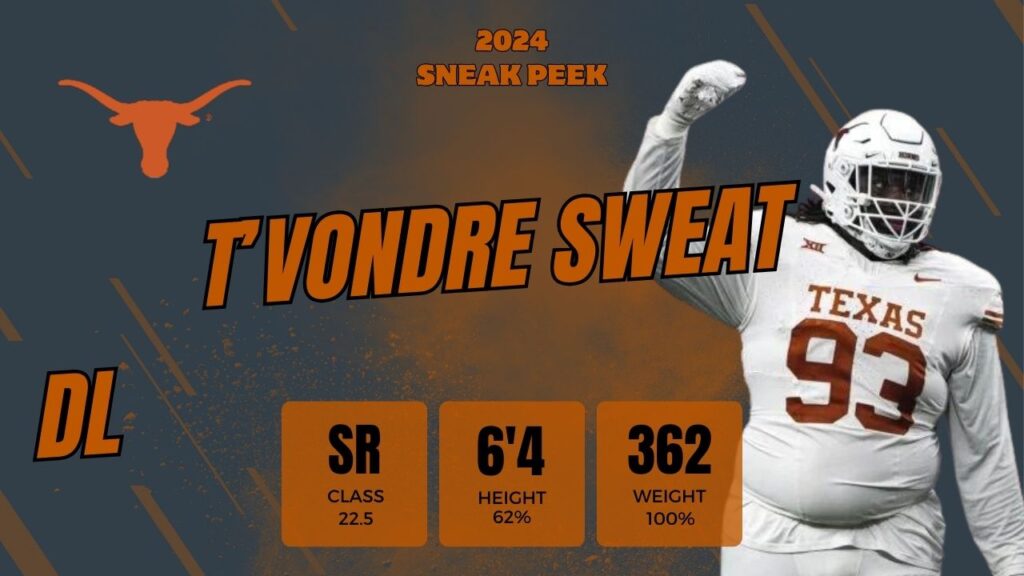 T'Vondre Sweat Texas