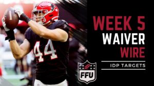 IDP Waiver Wire Week 5